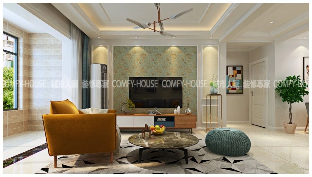 客廳窗簾裝修效果圖棗莊天山水榭花都裝修效果圖鑒賞現(xiàn)代簡約客廳設(shè)計圖片賞析