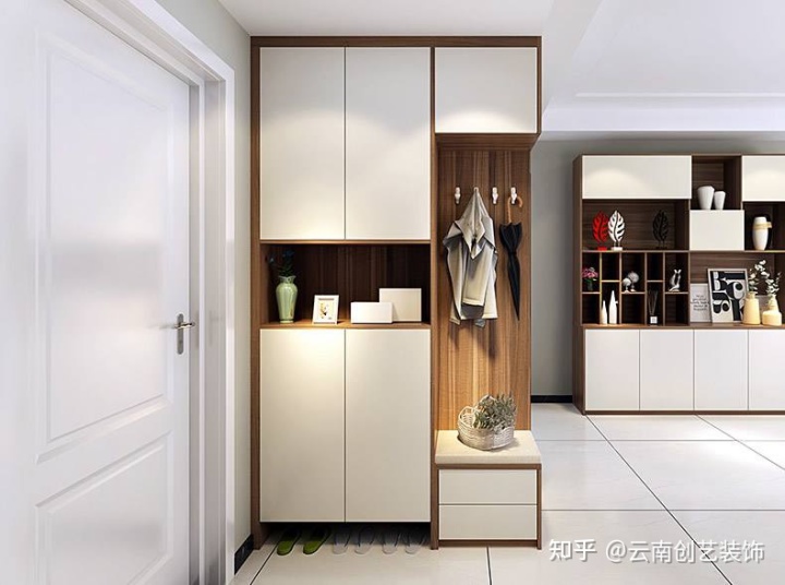 現(xiàn)代玄關(guān)裝修效果圖片_無(wú)玄關(guān)入戶(hù)門(mén)裝修效果_玄關(guān)裝修效果圖