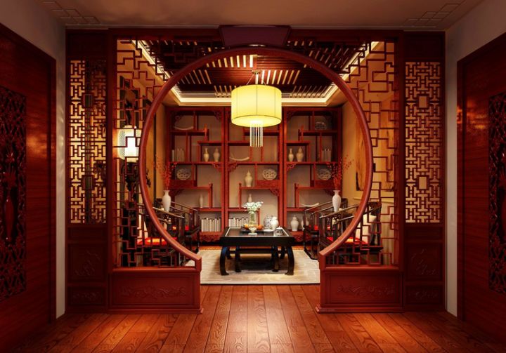 中式風格裝修_中式混搭風格裝修圖片_中式田園風格客廳裝修效果圖