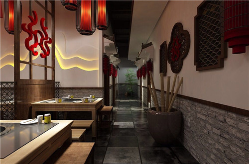 火鍋店裝修_家具裝修店(天豐利市場店)怎么樣_太和豬圈火鍋裝修