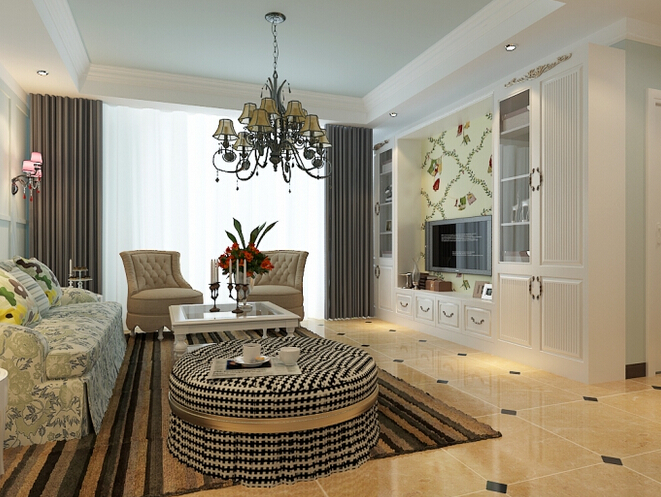 簡歐風(fēng)格裝修效果圖