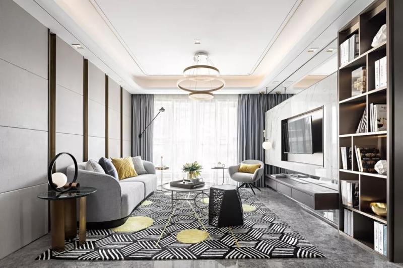 8萬塊錢裝修的92平米的房子，現(xiàn)代風格簡直太美了！-南寧恒大御景裝修