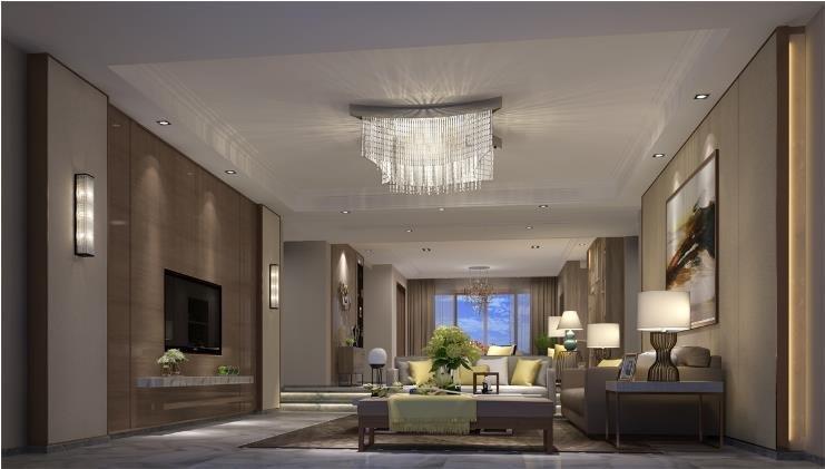 330平米的房子裝修只花了26萬，現(xiàn)代風(fēng)格讓人眼前一亮！-楓林九溪別墅裝修