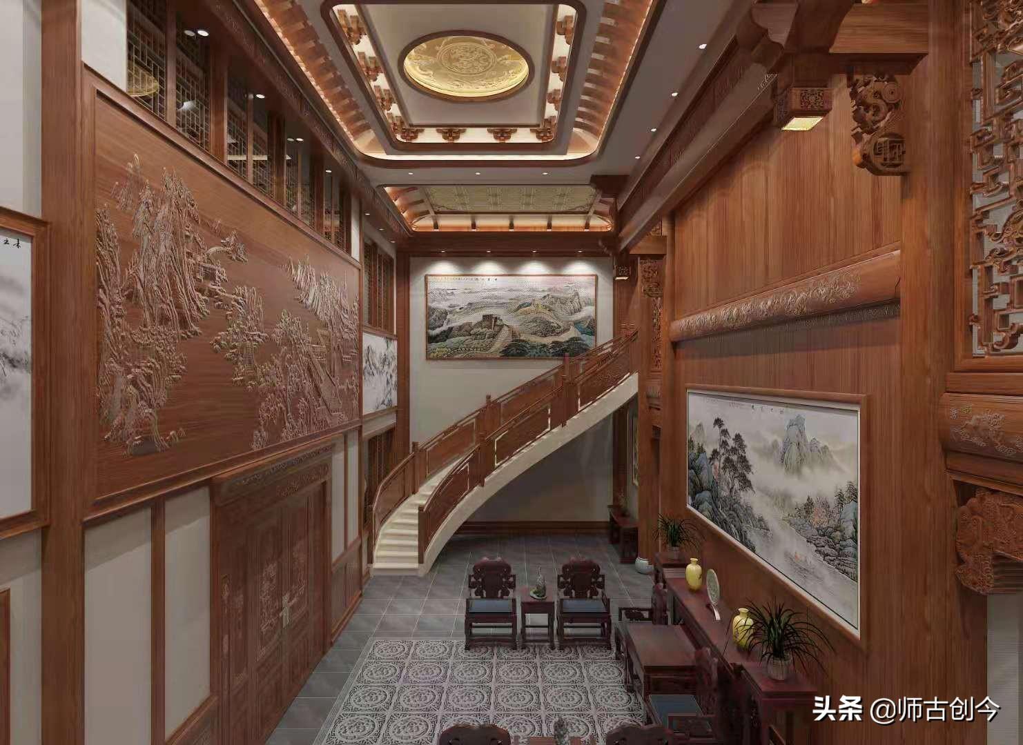 中式古典紅木裝修，營(yíng)造出經(jīng)典舒適的居住空間