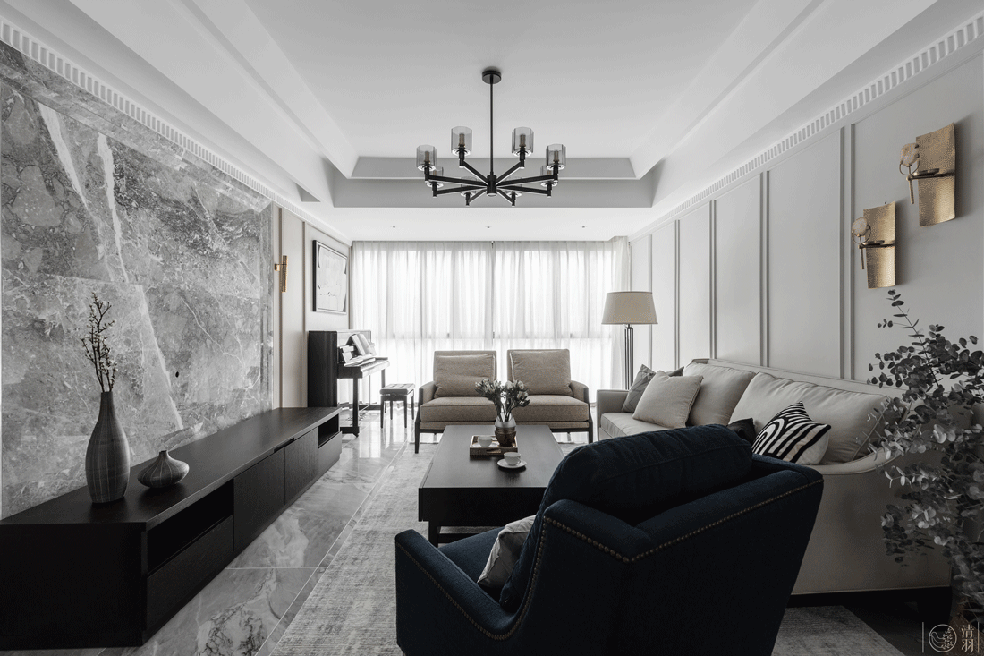 客廳沙發(fā)裝修效果圖一見(jiàn)鐘情，再見(jiàn)傾心現(xiàn)代簡(jiǎn)約客廳設(shè)計(jì)圖片賞析