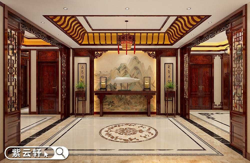 山西古典中式裝修別墅滿屋都是藝術(shù)范  別墅室內(nèi)裝修中式風格
