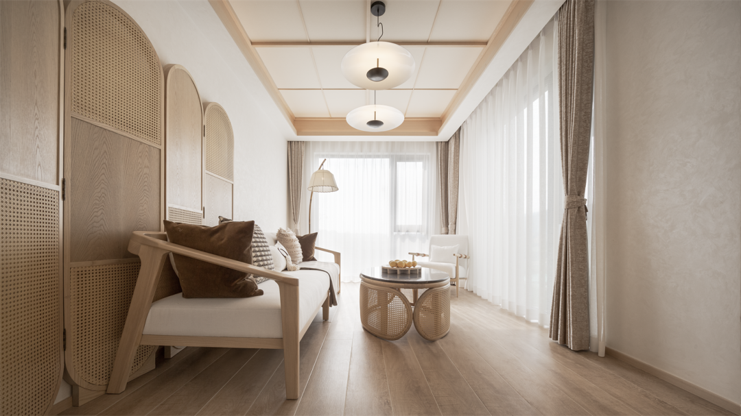 有一種詩意，叫做竹林風(fēng)，90㎡新中式大宅，入戶便是詩情畫意