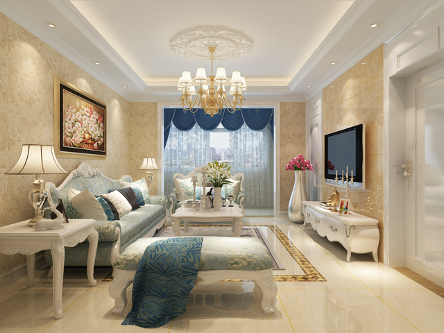 裝修效果圖大全2020客廳最新奢華硬裝效果圖片，完美搭配值得參考！