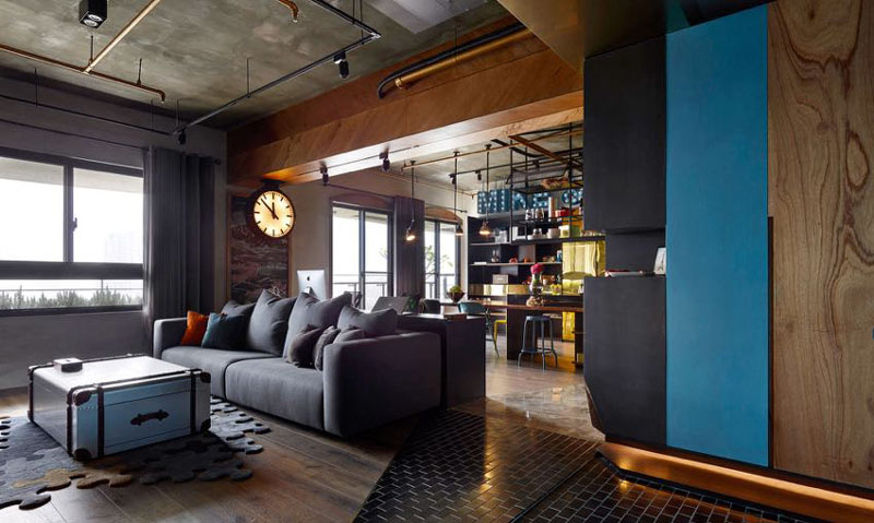 住房裝修效果圖_住房地板裝修最新材料_自助餐廳裝修效果工業(yè)風圖