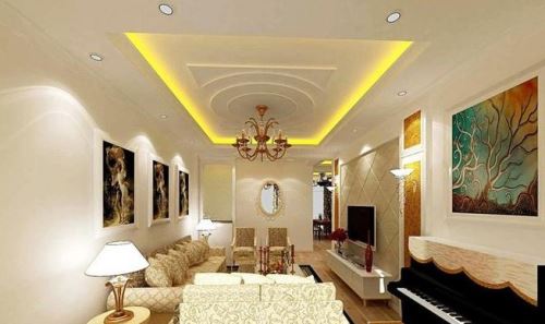 【太原客廳裝修】參考這6種方案，不吊頂也檔次感！