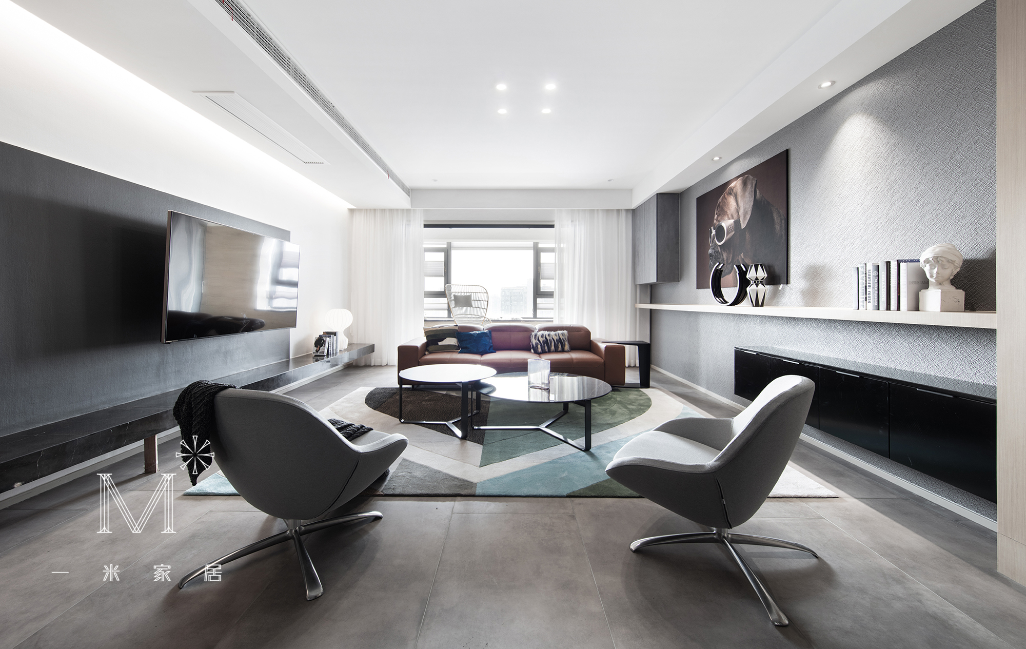 客廳電視背景墻裝修效果圖溫馨295平簡約四居布置圖現(xiàn)代簡約客廳設(shè)計圖片賞析