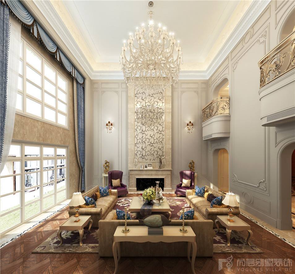 別墅裝修風(fēng)格_歐式別墅風(fēng)格裝修圖片大全_簡(jiǎn)歐風(fēng)格別墅客廳裝修效果圖欣賞