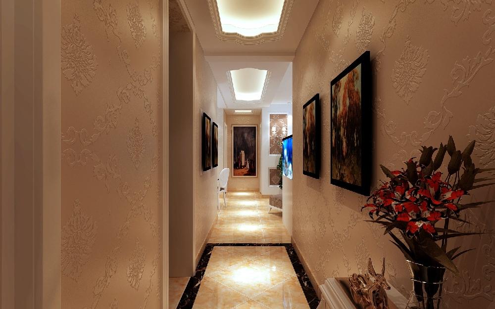 過道裝修設(shè)計效果圖，簡約風(fēng)格裝修效果圖過道