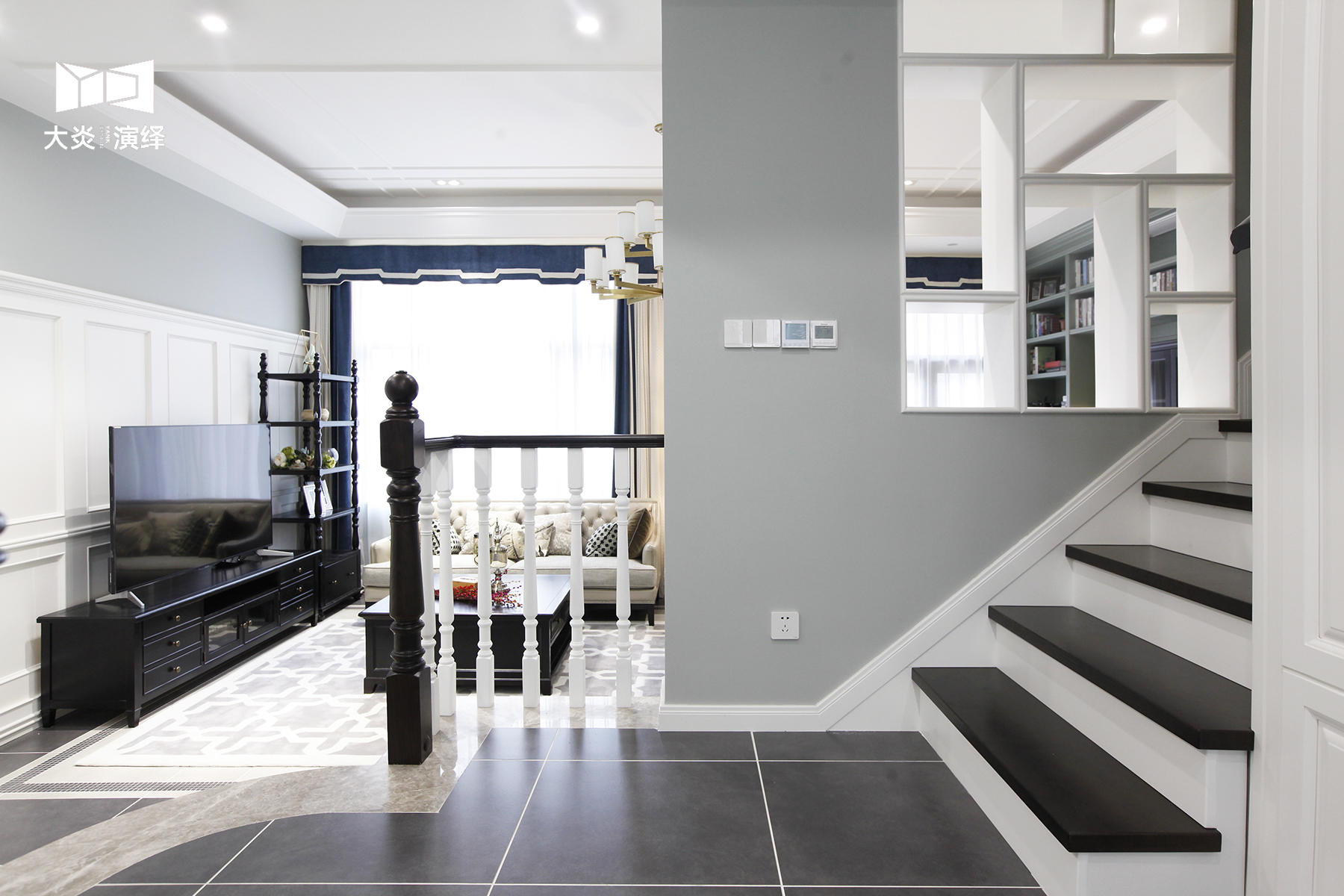 新中式躍式房裝修樣板_復式樓裝修樣板房_復式樓房裝修樣板視頻