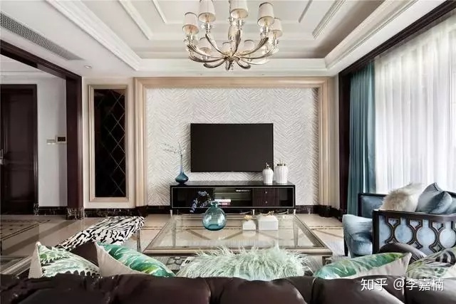 電視墻裝修效果圖_門(mén)對(duì)著的墻裝修效果圖片_電視背景墻半墻裝修效果圖大全