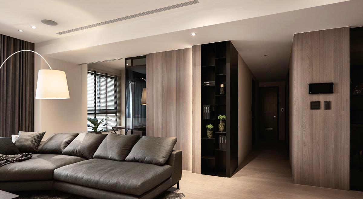 大平層簡約后現(xiàn)代之風，如此簡單裝修也不失美感，真是神奇