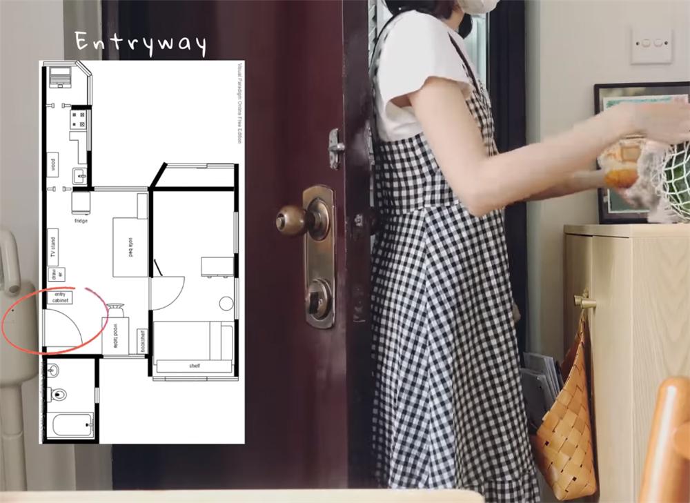 29歲姑娘獨(dú)居26㎡小家1年，面積雖小卻南北通透，一人住真的太爽