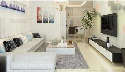 新房裝修，被朋友家的客廳驚艷到了，現(xiàn)在都流行這樣鋪瓷磚嗎