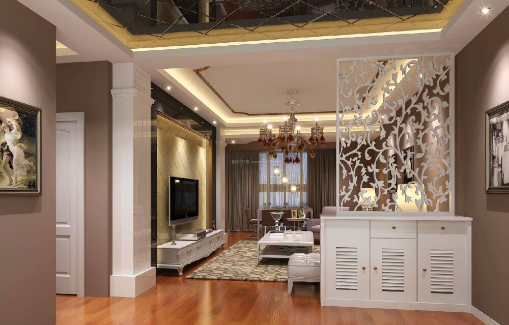 玄關吊頂最佳圖_玄關吊頂裝修效果圖_玄關裝修效果圖片大全