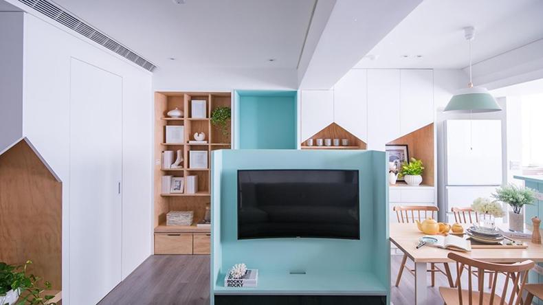 92㎡小戶型樣板房，最近火了，好美