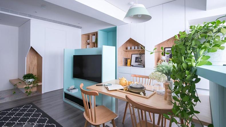 92㎡小戶型樣板房，最近火了，好美