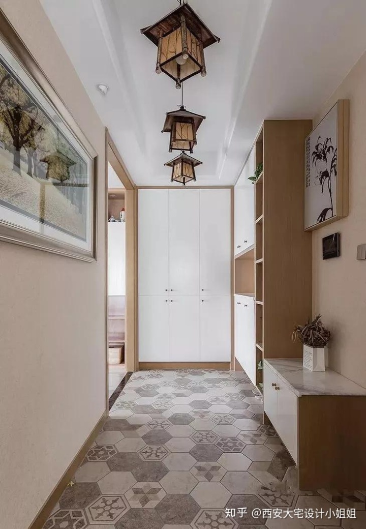 門廳鞋柜玄關裝修效果圖大全_門廳玄關裝修效果圖_電梯入戶門廳裝修效果