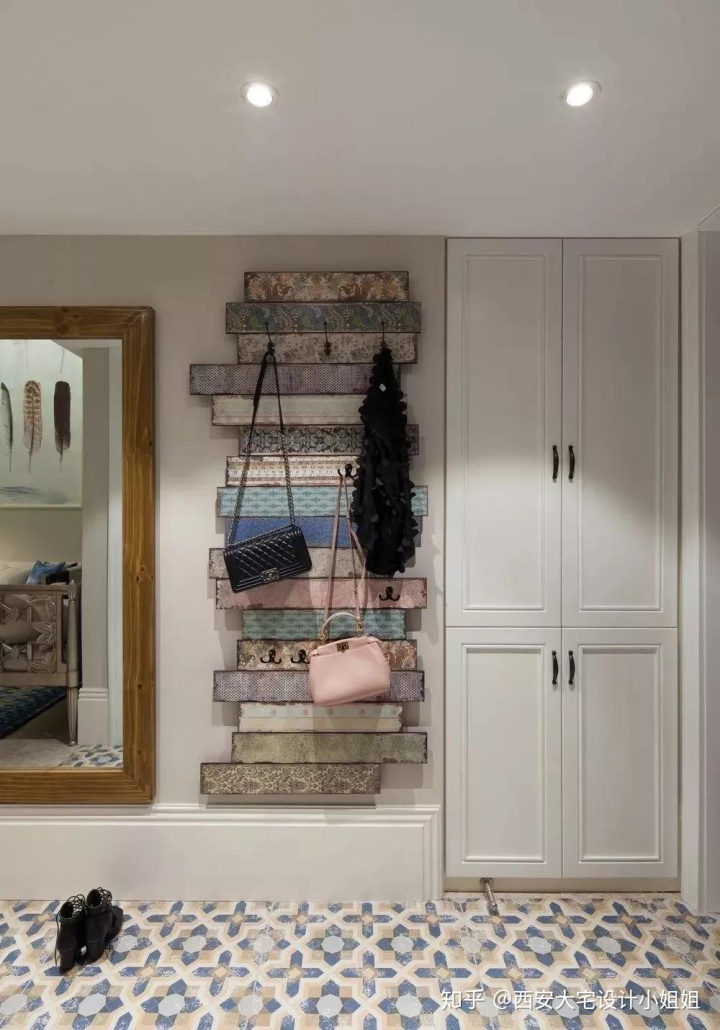 門廳玄關裝修效果圖_門廳鞋柜玄關裝修效果圖大全_電梯入戶門廳裝修效果