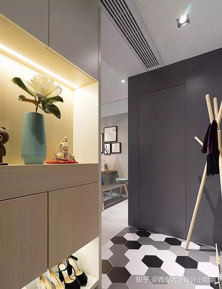 門廳鞋柜玄關裝修效果圖大全_電梯入戶門廳裝修效果_門廳玄關裝修效果圖