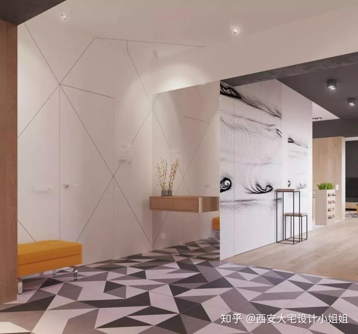 電梯入戶門廳裝修效果_門廳鞋柜玄關裝修效果圖大全_門廳玄關裝修效果圖